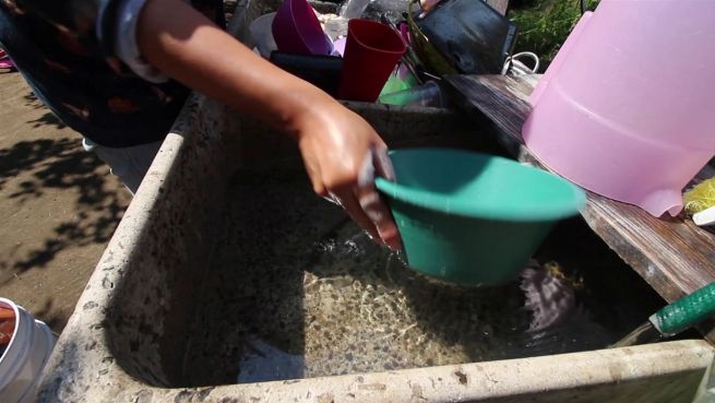 go to Armenviertel: Wasserversorung in Mexiko durch Regen