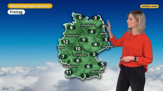 go to Das Wetter in Deutschland am 23. März 2018