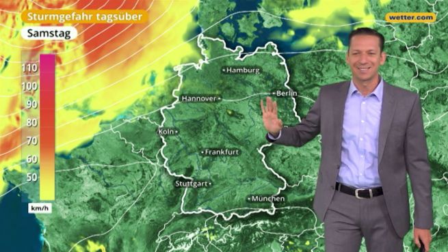 go to Das Wetter in Deutschland am 27. Januar 2018