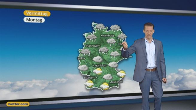 go to Das Wetter in Deutschland am 20. März 2017