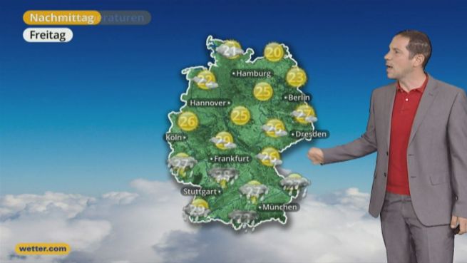 go to Das Wetter in Deutschland am 21. Juli 2017