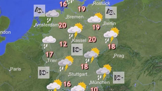 go to Das Wetter in Deutschland am 07. Januar 2016