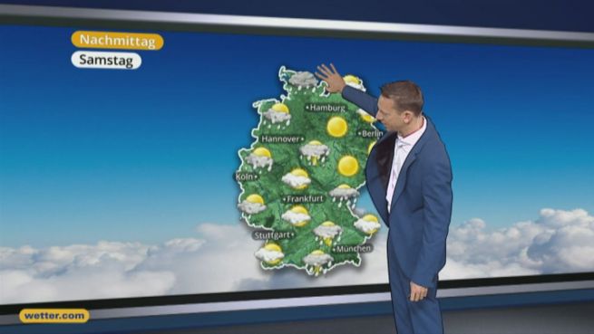 go to Das Wetter in Deutschland am 01. April 2017