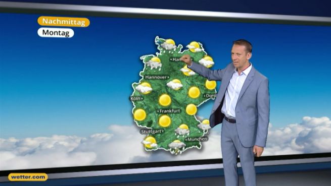 go to Das Wetter in Deutschland am 12. Juni 2017