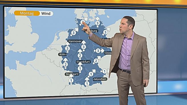 go to Das Wetter in Deutschland am 25. Januar 2016