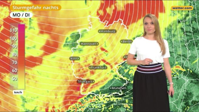 go to Das Wetter in Deutschland am 15. Januar 2018