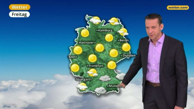 go to Das Wetter in der Deutschland am 23. Februar 2018