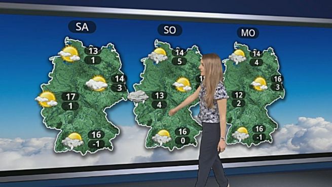 go to Das Wetter in Deutschland am 25. März
