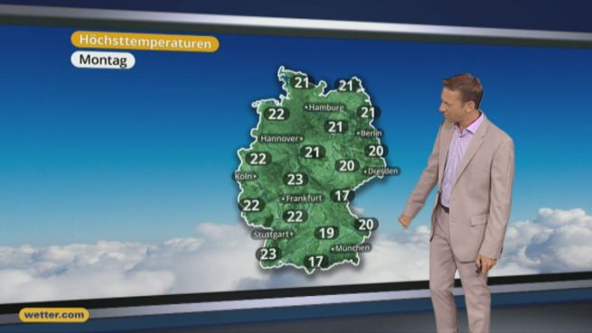 go to Das Wetter in Deutschland am 05. September 2016