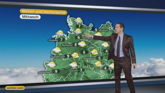 go to Das Wetter in Deutschland am 07. Dezember 2016