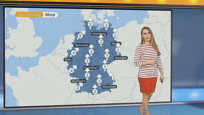 go to Das Wetter in Deutschland am 14. Januar 2016