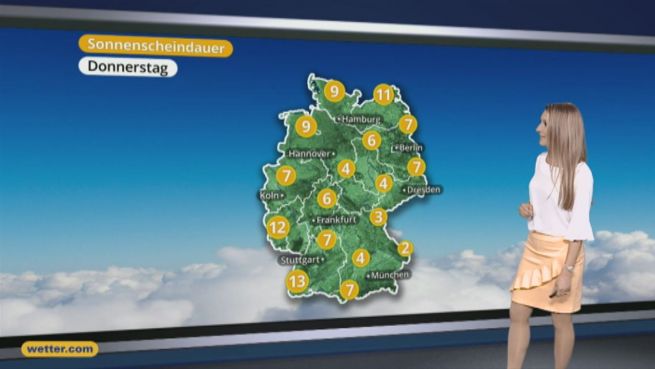 go to Das Wetter in Deutschland am 25. Mai 2017