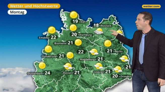 go to Das Wetter in Deutschland am 04. September 2017