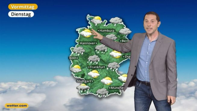 go to Das Wetter in Deutschland am 25. Juli 2017