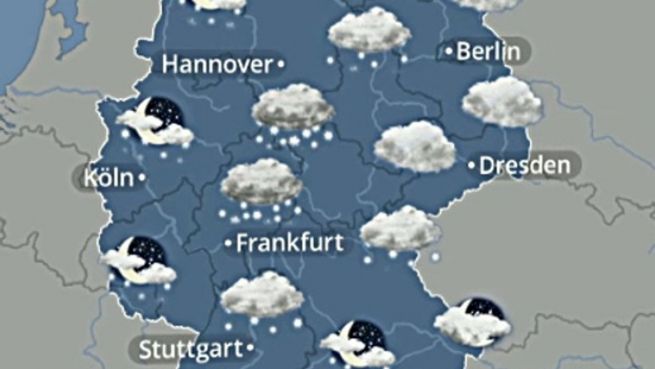 go to Das Wetter in Deutschland am 16. Januar 2016