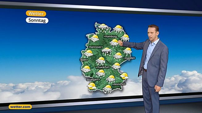 go to Das Wetter in Deutschland am 15. Mai 2016