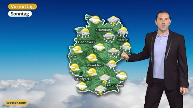 go to Das Wetter in Deutschland am 23. Juli 2017