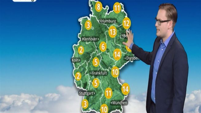 go to Das Wetter in Deutschland am 08. August 2017