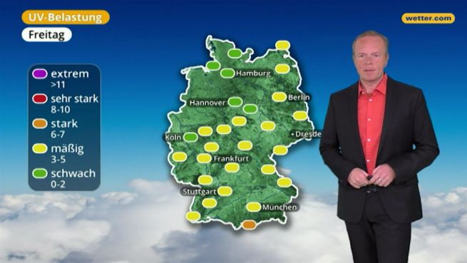 go to Das Wetter in Deutschland am 6. April 2018