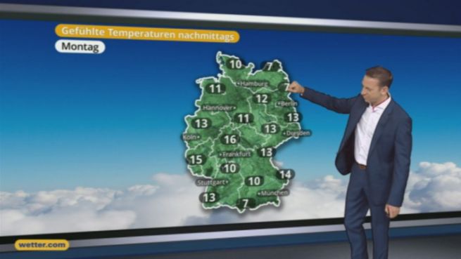 go to Das Wetter in Deutschland am 08. Mai 2017