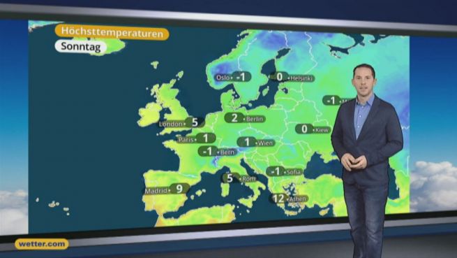 go to Das Wetter in Deutschland am 15. Januar 2017