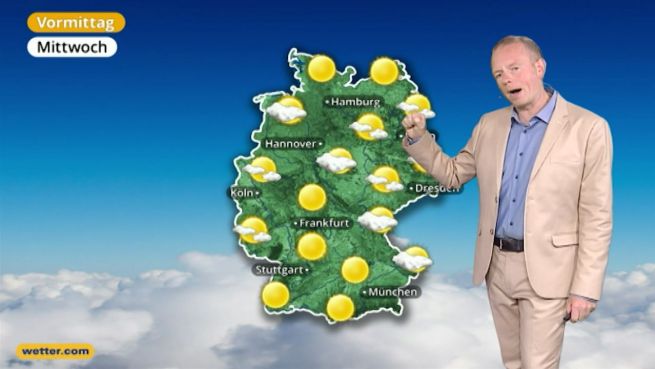 go to Das Wetter in Deutschland am 19. Juli 2017