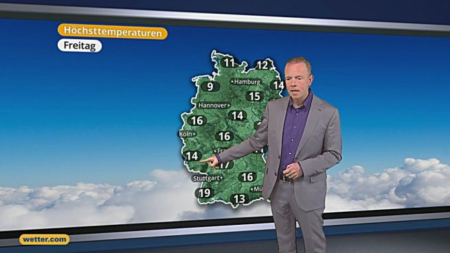 go to Das Wetter in Deutschland am 15. April 2016