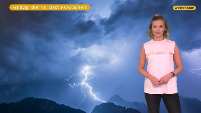 go to Das Wetter in Deutschland am 13. April 2018