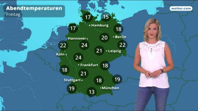 go to Das Wetter in Deutschland am 8. Juni 2018