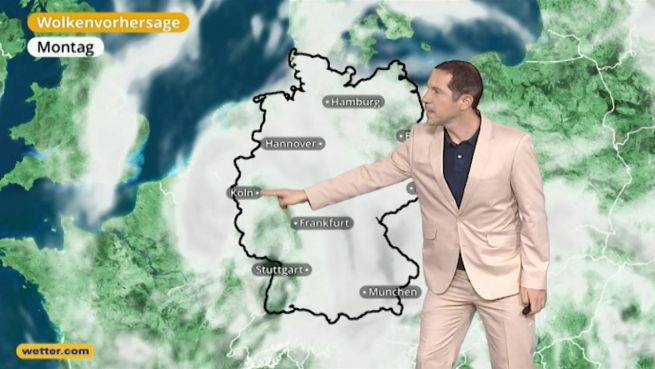 go to Das Wetter in Deutschland am 24. Juli 2017