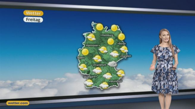 go to Das Wetter in Deutschland am 24. März 2017