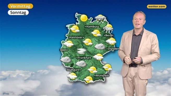 go to Das Wetter in Deutschland am 27. August 2017