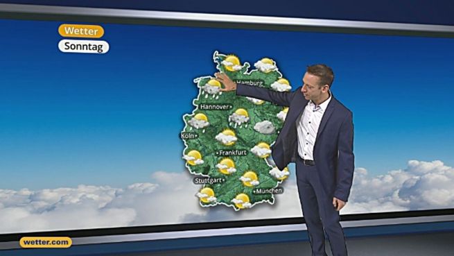 go to Das Wetter in Deutschland am 10. April 2016