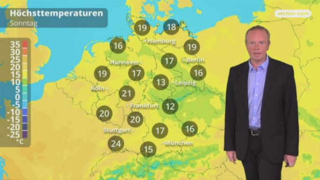 go to Das Wetter in Deutschland am 24. Juni 2018
