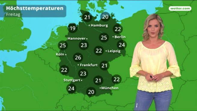 go to Das Wetter in Deutschland am 15. Juni 2018