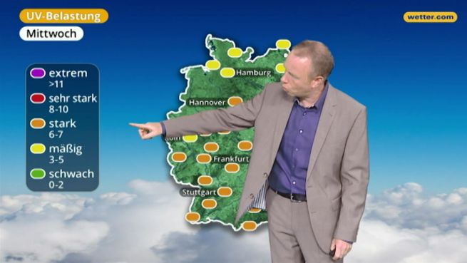 go to Das Wetter in Deutschland am 23. August 2017