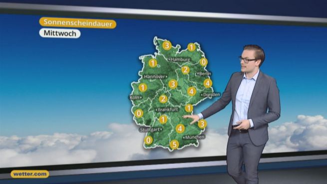 go to Das Wetter in Deutschland am 23. November 2016