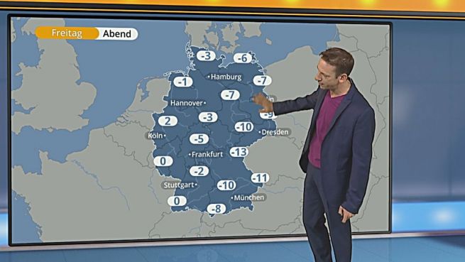 go to Das Wetter in Deutschland am 22. Januar 2016