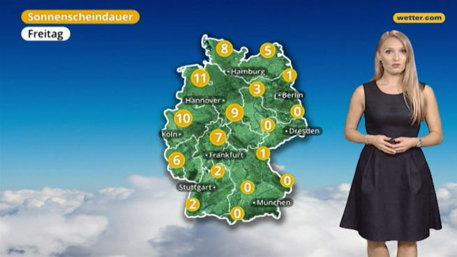 go to Das Wetter in Deutschland am 01. September 2017