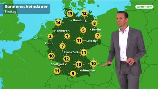 go to Das Wetter in Deutschland am 18. Mai 2018