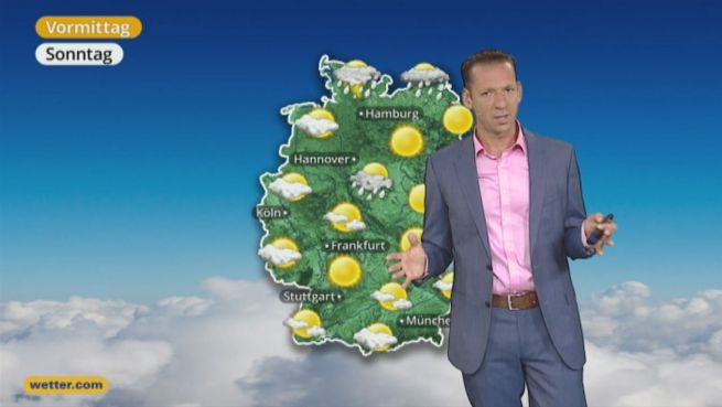 go to Das Wetter in Deutschland am 30. Juli 2017
