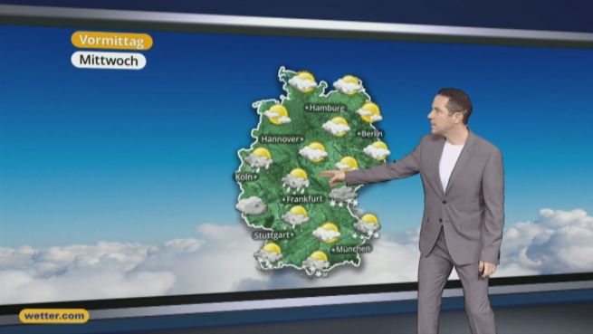 go to Das Wetter in Deutschland am 1. März 2017