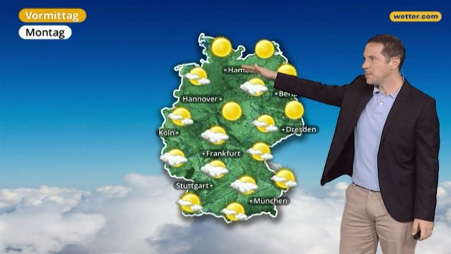 go to Das Wetter in Deutschland am 14. August 2017