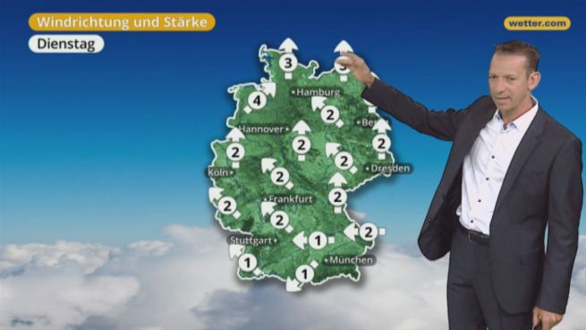 go to Das Wetter in Deutschland am 29. August 2017