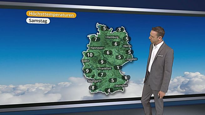 go to Das Wetter in Deutschland am 12. März 2016