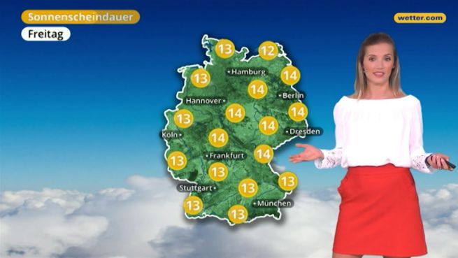 go to Das Wetter in Deutschland am 20. April 2018