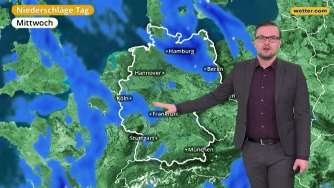 go to Das Wetter in Deutschland am 10. Januar 2018