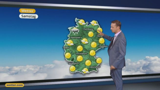 go to Das Wetter in Deutschland am 27. August 2016