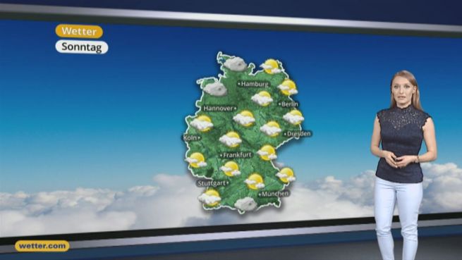 go to Das Wetter in Deutschland am 25. März 2017