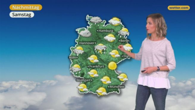 go to Das Wetter in Deutschland am 14. April 2018